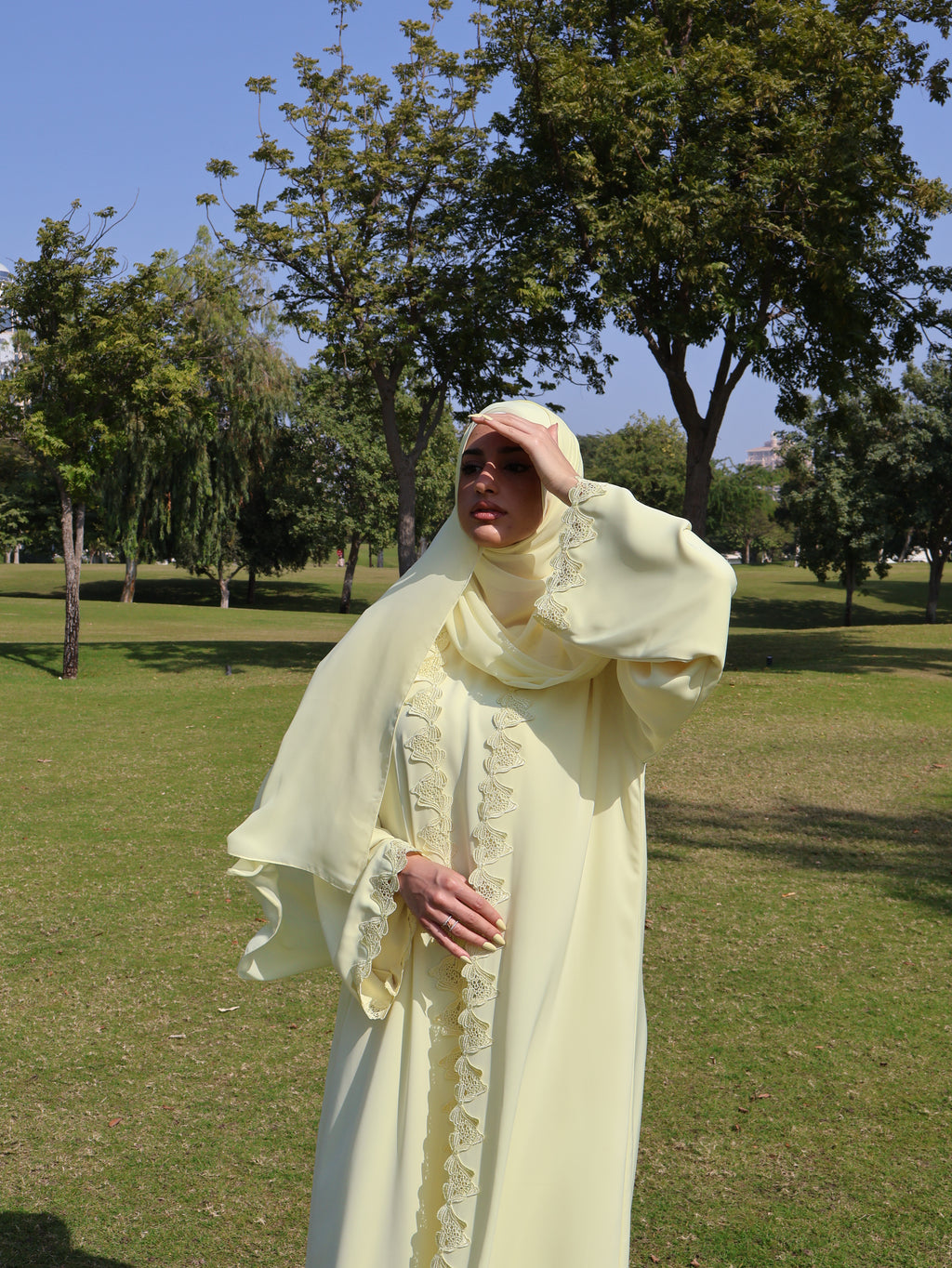 No Hijab - The Chérie Abaya - Buttercup
